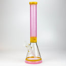WENEED®-18" Star Party Beaker 7mm Glass Bong WENEED® Yellow/Pink