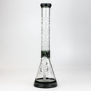 WENEED®-18" Transparent Crucifix Beaker 7mm Glass Bong WENEED®
