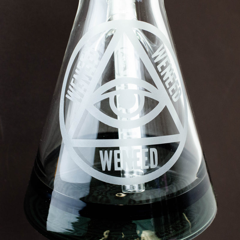 O WENEED®-18" Transparent Crucifix Beaker 7mm