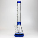 WENEED®-18" Transparent Crucifix Beaker 7mm Glass Bong WENEED® Blue