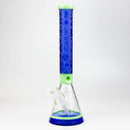 WENEED®-19" High Gear Beaker 7mm Glass Bong WENEED® Mint/Blue