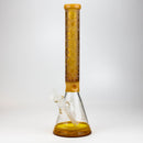 WENEED®-19" High Gear Beaker 7mm Glass Bong WENEED® Yellow/Yellow