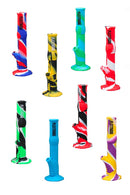 Flextrong | 14" 2-Piece Silicone Straight [WP-3] Resin · Silicone · Plastic Bong High-End Brands Glass