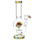 SC Pulsar 13" Rubiks Cube Double Perculator Water Pipe Bong