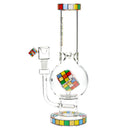 SC Pulsar 13" Rubiks Cube Double Perculator Water Pipe Bong