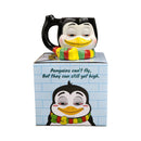 STONED PENGUIN pipe mug Mug Pipe Roast and Toast Gifts