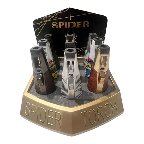 Spider | Refillable Torch Lighter – Designer Grip Edition [SP-193] Torch The MST