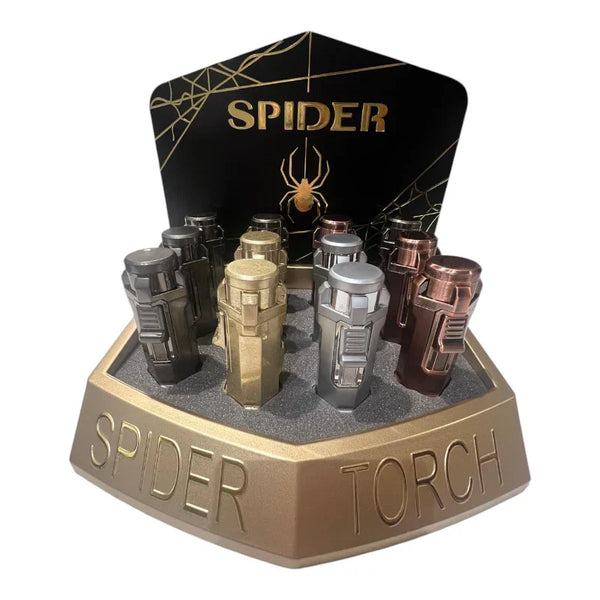 Spider | Refillable Torch Lighter – Heavy-Duty Metallic Edition [SP-205] Torch The MST