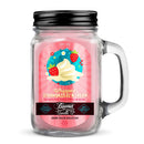 Beamer Candle Co. 12oz & 4oz Glass Mason Jars - Whipped Strawdazzlez N Cream