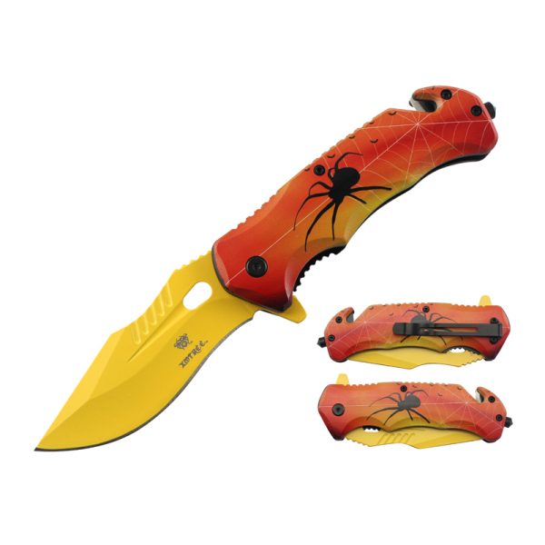 Xtreme | 8.4″ Folding Pocket Knife – Printed Handle with Liner Lock & Pocket Clip (XTR-DES-1x) Folding Knife Canadian Distributor DES-17