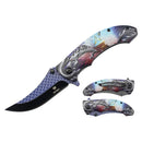 Xtreme | 8″ Folding Pocket Knife – Ergonomic Printed Handle with Liner Lock & Pocket Clip (XTR-DES-25) Folding Knife Canadian Distributor XTR-DES-28