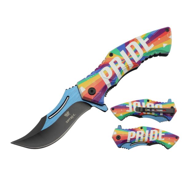 Xtreme | 8″ Folding Pocket Knife – Ergonomic Printed Handle with Liner Lock & Pocket Clip (XTR-DES-25) Folding Knife Canadian Distributor XTR-DES-32