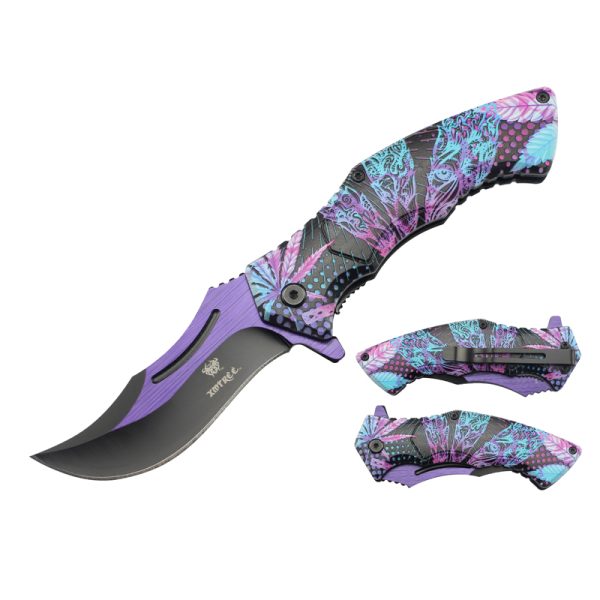 Xtreme | 8″ Folding Pocket Knife – Ergonomic Printed Handle with Liner Lock & Pocket Clip (XTR-DES-25) Folding Knife Canadian Distributor XTR-DES-35