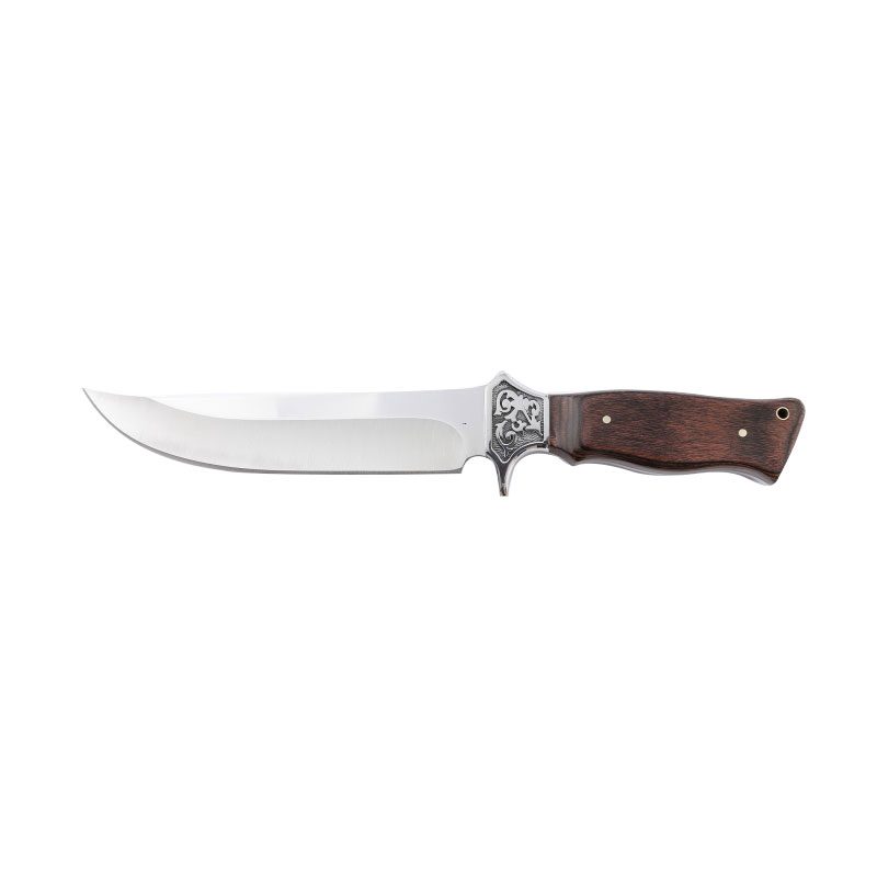 Xtreme | 12″ Hunting Knife – Fixed Blade with Engraved Guard & Chestnut Wood Handle (XTR-HKN069) Fixed Blade Knife Canadian Distributor