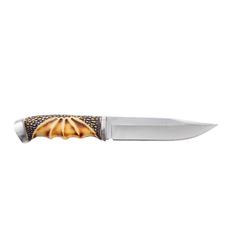 Xtreme | 11.06″ Hunting Knife – Fixed Blade with Curved Wooden Handle & Sheath (XTR-HKN079) Fixed Blade Knife Canadian Distributor