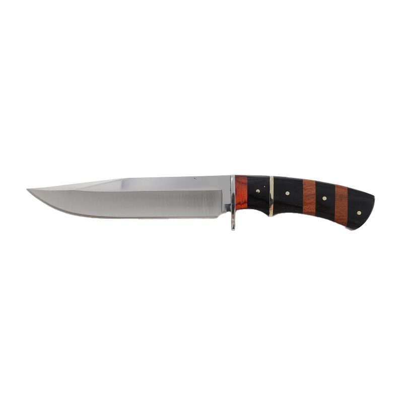 Xtreme | 12″ Hunting Knife – Mirror Polished Fixed Blade with Wooden Handle & Sheath (XTR-HKN082) Fixed Blade Knife Canadian Distributor