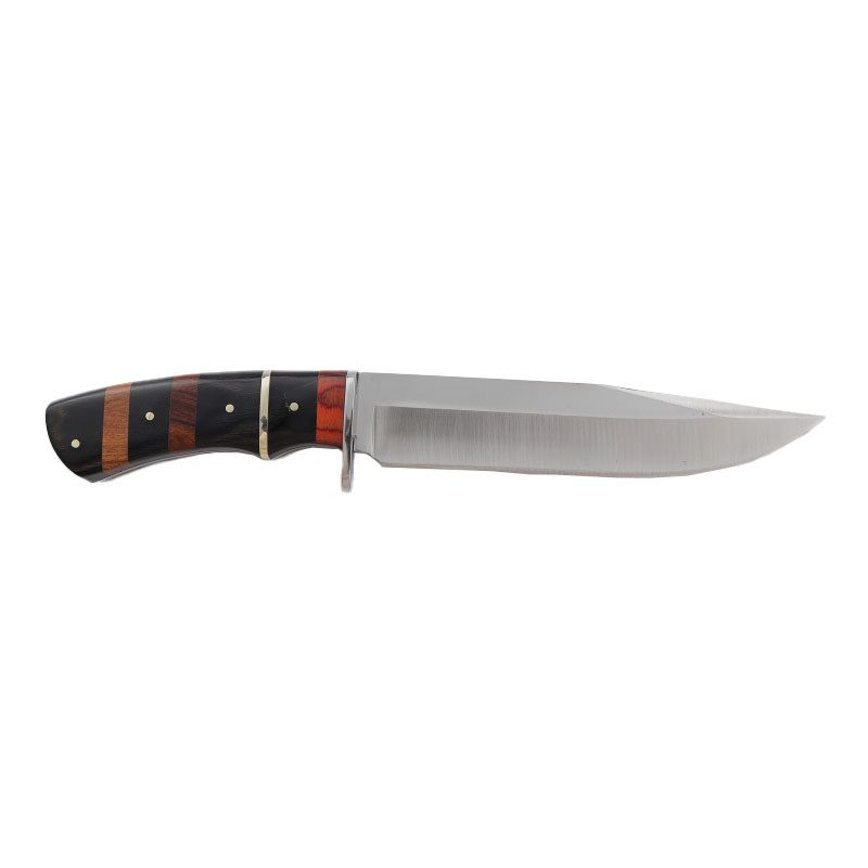 Xtreme | 12″ Hunting Knife – Mirror Polished Fixed Blade with Wooden Handle & Sheath (XTR-HKN082) Fixed Blade Knife Canadian Distributor