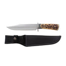 Xtreme | 12″ Hunting Knife – Fixed Blade with Faux Bone Handle & Sheath (XTR-HKN083) Fixed Blade Knife Canadian Distributor