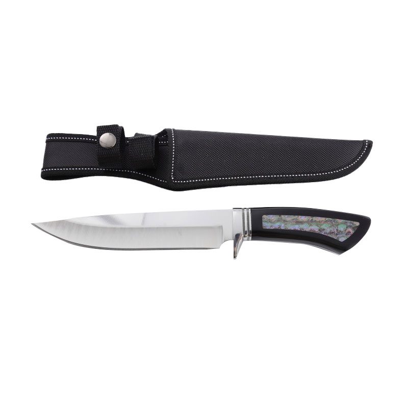 Xtreme | 12″ Hunting Knife – Fixed Blade with Wooden Handle & Pearl Inlay (XTR-HKN086) Fixed Blade Knife Canadian Distributor