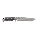Xtreme | 12″ Damascus-Style Hunting Knife – Fixed Blade with Wood & Steel Handle (XTR-HKN090) Fixed Blade Knife Canadian Distributor