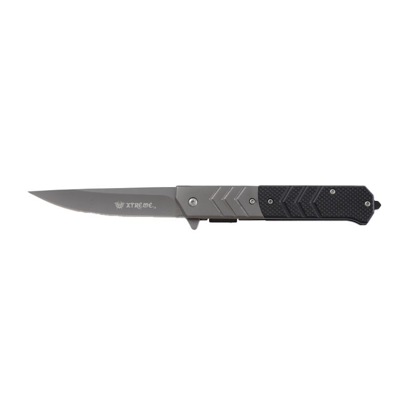 Xtreme | 9″ Pocket Knife – Folding Blade with G10 Handle, Glass Breaker & Liner Lock (XTR-HKN094) Folding Knife Canadian Distributor
