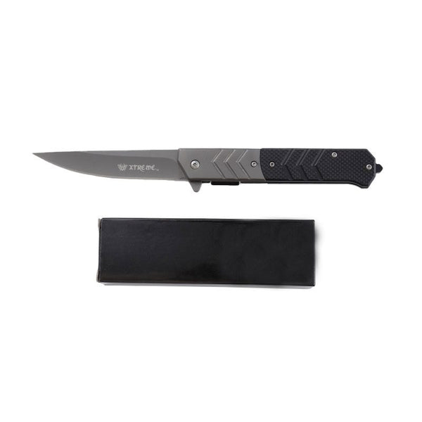 Xtreme | 9″ Pocket Knife – Folding Blade with G10 Handle, Glass Breaker & Liner Lock (XTR-HKN094) Folding Knife Canadian Distributor