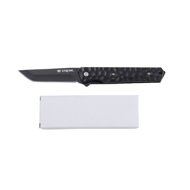 Xtreme | 8.4″ Pocket Knife – Tanto Point Blade with Aluminum Handle & Glass Breaker (XTR-HKN095) Folding Knife Canadian Distributor