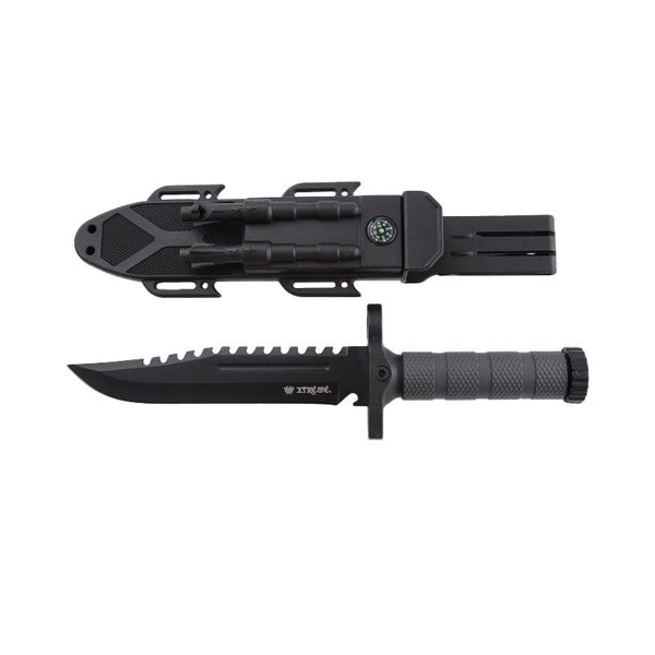 Xtreme | 12.48″ Hunting & Survival Knife – Fixed Combat Blade with Survival Kit (XTR-HKN098) Fixed Blade Knife Canadian Distributor