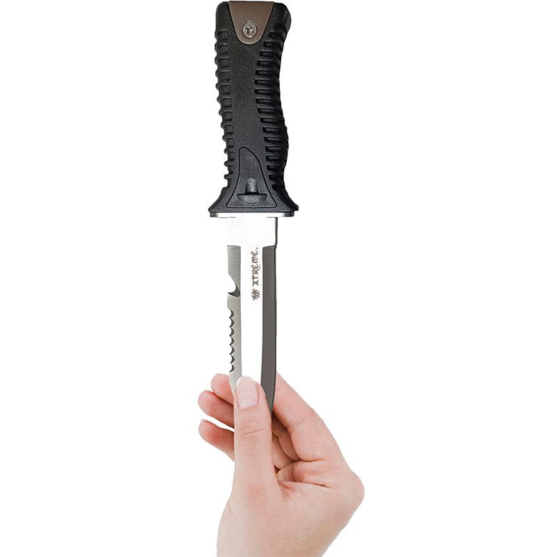 Xtreme | 10″ Hunting & Diving Knife – Fixed Serrated Blade with Hammerhead Handle (XTR-HKN114) Fixed Blade Knife Canadian Distributor