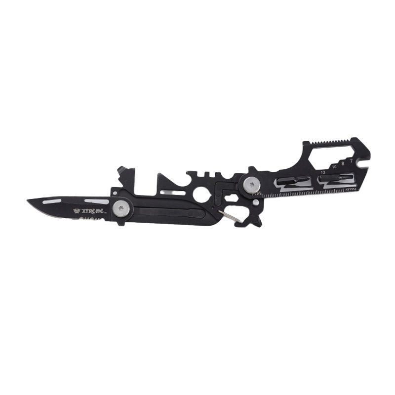 Xtreme | 7.75″ Multifunctional Survival Tool – Pocket Knife with Built-in Gadget Set (XTR-HKN118) Multi Tool · Accessory Canadian Distributor