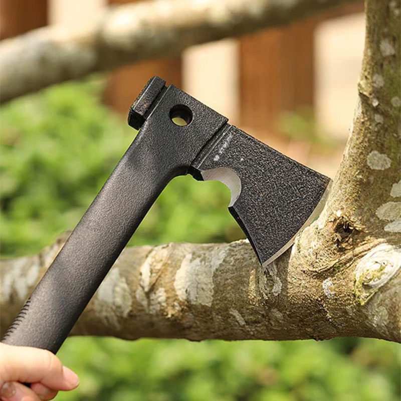 Xtreme | 13.86″ Multipurpose Survival Tomahawk Tool – Axe & Knife Combo with Nylon Handle (XTR-HKN122) Sword · Machete · Axe Canadian Distributor