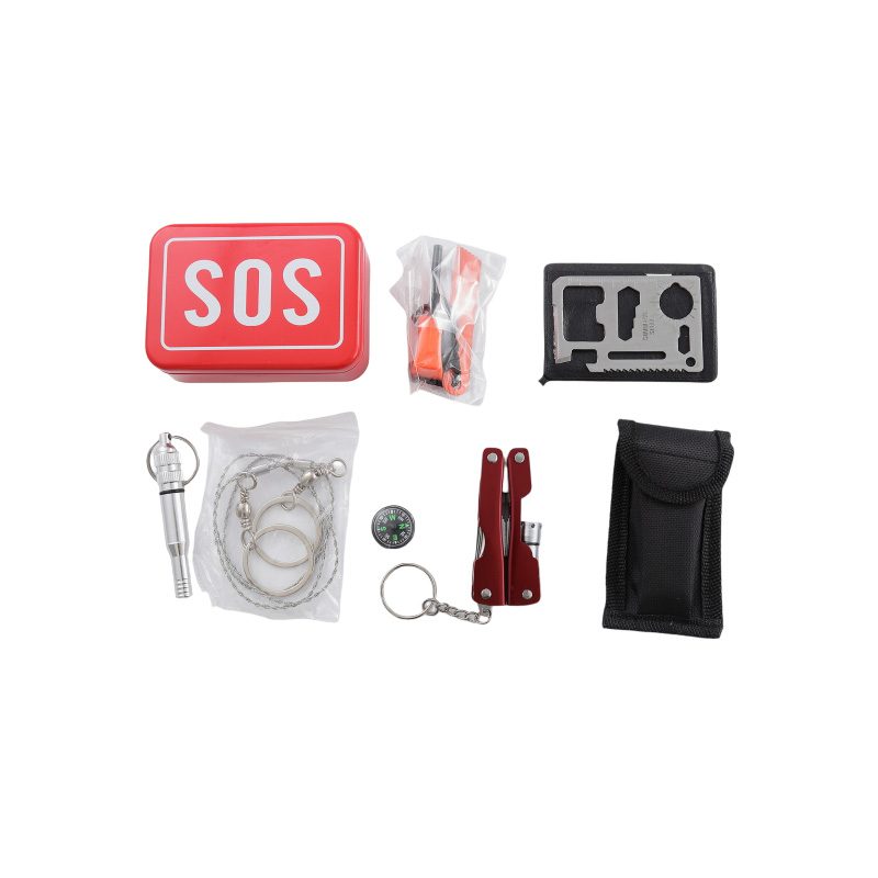Xtreme | 3.74″ SOS Outdoor Survival Kit – Compact 9-in-1 Emergency Tool Set (XTR-HKN123) Multi Tool · Accessory Canadian Distributor