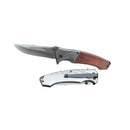 Xtreme | 8″ Pocket Knife – Folding Clip Point Blade with Stained Wood Handle & Pocket Clip (XTR-HKN129) Folding Knife Canadian Distributor