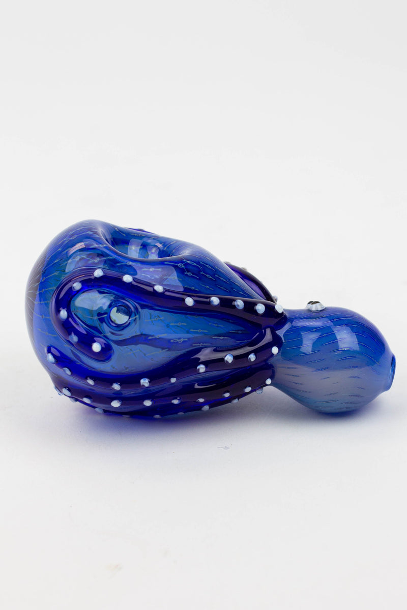 4" GLASS PIPE-OCTOPUS [XTR1040]- - One Wholesale