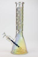 13" XTREME Glass / 7 mm / Electroplated Glass beaker Bong Glass Bong Canadian Distributor