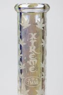 13" XTREME Glass / 7 mm / Electroplated Glass beaker Bong Glass Bong Canadian Distributor