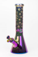 13" XTREME Glass / 7 mm / Electroplated Glass beaker Bong Glass Bong Canadian Distributor Pink Rainbow