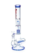 Y046-sm Hoss Triple Inline Stemless to Grid Percolator 16 Inch