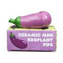 mini eggplant pipe Ceramic Pipe Roast and Toast Gifts