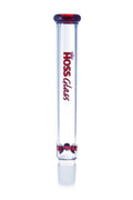 YH905-35 Hoss Glass 14" Colored Top Tube