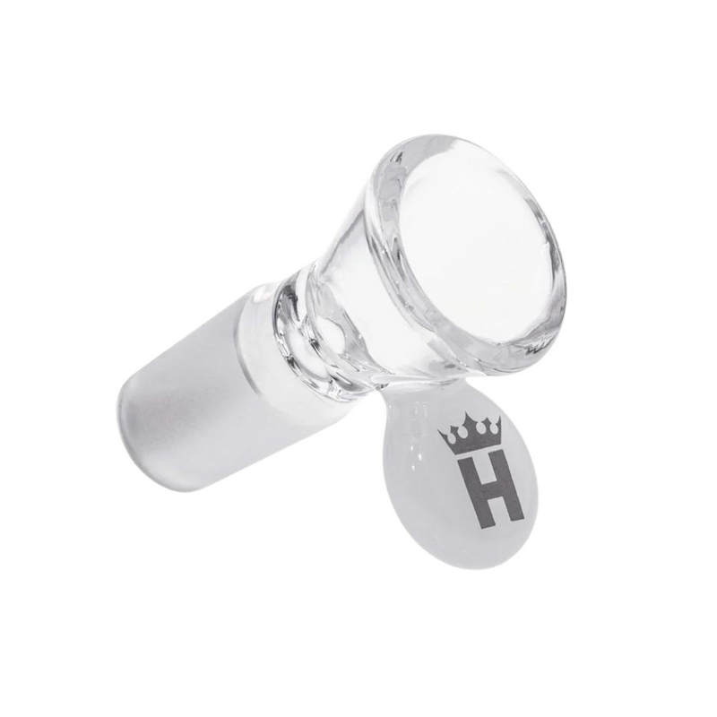 O Hoss Glass | 14mm Cone Bowl with Coloured Tab [YX12C]