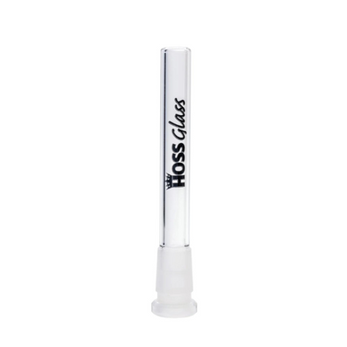 Hoss Glass | Flush Mount Open Ended Downstem [YX23] Downstem · Bowlstem Smoking Cat Distribution 4.75 inches (12cm) Black