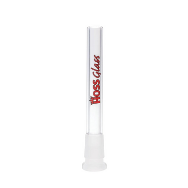 Hoss Glass | Flush Mount Open Ended Downstem [YX23] Downstem · Bowlstem Smoking Cat Distribution 4.75 inches (12cm) Red