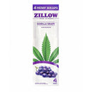 Zillow | Hemp Wraps – 4 Count (20 Packs / Box) Leaf Wrap LEHIGH WHOLESALE GORILLA GRAPE