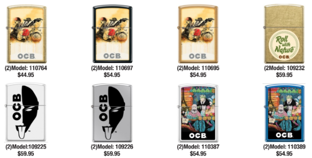 O Zippo Cannabis Assortment 24 lighters Pre-pack