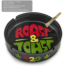 Roast & toast ashtray - large Ceramic Ashtray Roast and Toast Gifts