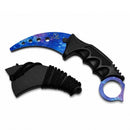 7.5" Non-Sharpened Practice Karambit Knife with Sheath – Assorted Designs Fixed Blade Knife Super Supplys Inc