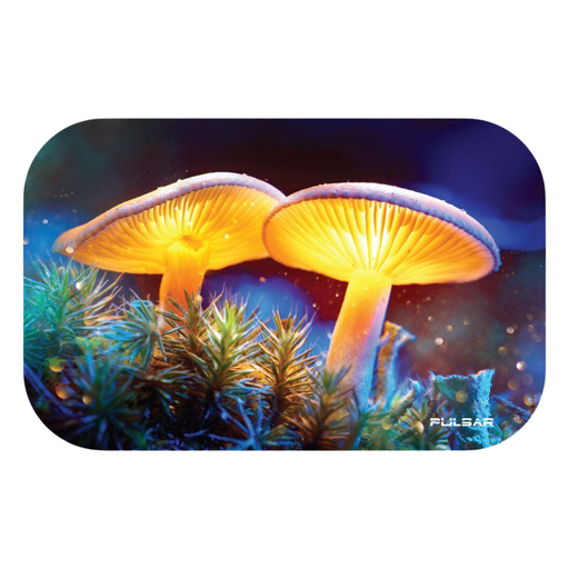 Pulsar 'Mystical Mushroom' Magnetic Rolling Tray Lid - Medium