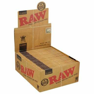 SC RAW Classic King Size Slim Rolling Papers - 50ct