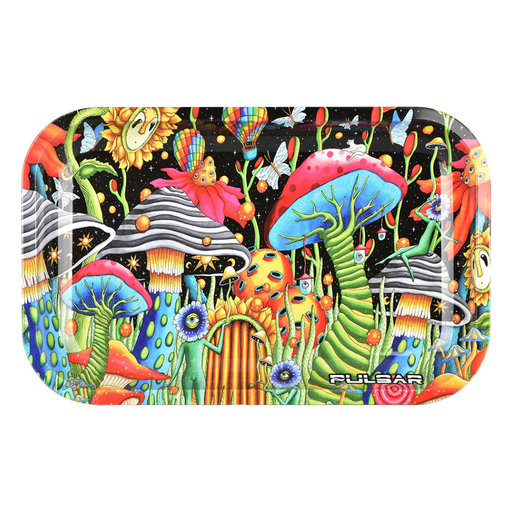 Pulsar Garden of Cosmic Delights Metal Rolling Tray - Medium